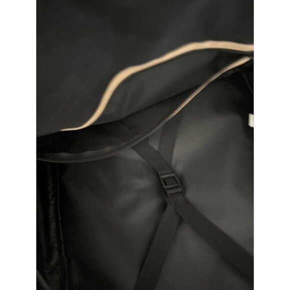 BÉIS \'The Backpack\' in Black Canvas Leather Black Carry main image 9